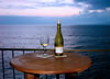 A perfect way to enjoy the sunset - teak bistro set on the lanai.